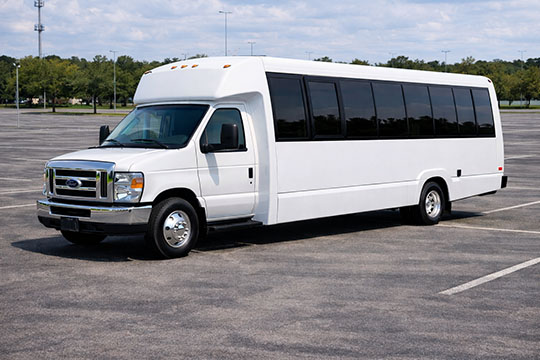 25-passenger minibus available for charter in Pearland, TX